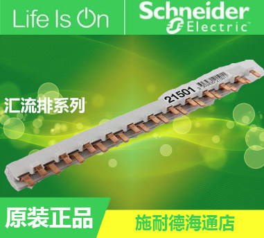 Schneider busbar 1P N busbar DPN double-in double-out 12-bit loop connection copper bar 21501