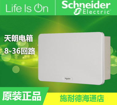 Schneider distribution box tianlang white bright dress 20 loop strong electric box TLM20B electric box Ming fit 20 loop