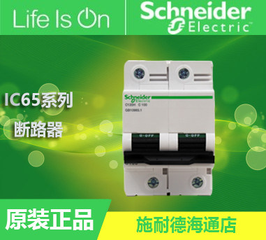 Schneider air switch Acti9 iC65N breaker 2P100A 80A 125A D type empty open