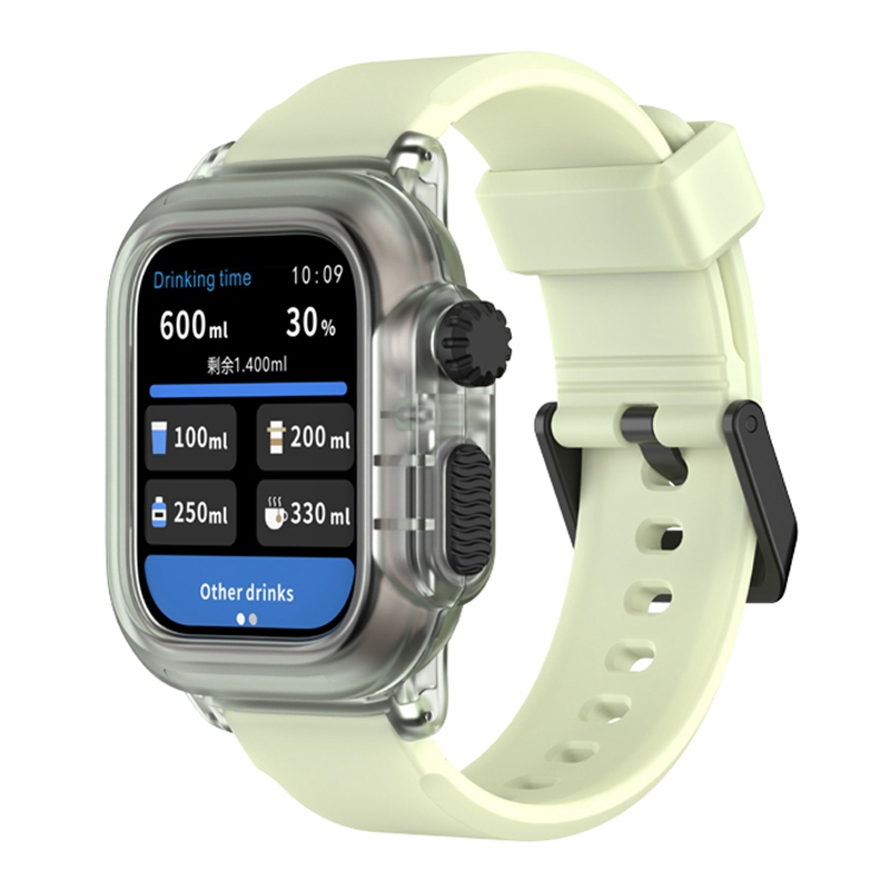 Suitable for Apple iWatch Sports Silicone Waterproof Case and Strap Integrated Apple Watch 8Th Generation Swimming Strap Case