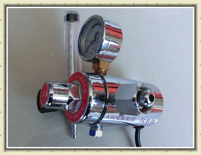 Electric heating carbon dioxide pressure reducer C O2 cylinder pressure reducer 36V110V220V