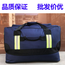 Before the fire the transport bag the operation bag the flame blue the bag after the bagging the black left-behind bag the hand