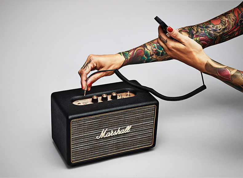 MARSHALL ACTON BLUETOOTH Loa siêu trầm Marshall Rock Loa Bluetooth không dây HiFi - Loa loa loa siêu trầm