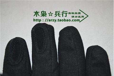★ 木 枭 ★ Chính hãng 06 Găng tay mùa đông mặt đất Cotton Đen Lạnh Không thấm nước Quạt quân sự Full Finger Mountain Bike ngoài trời găng tay chống nắng nam cao cấp
