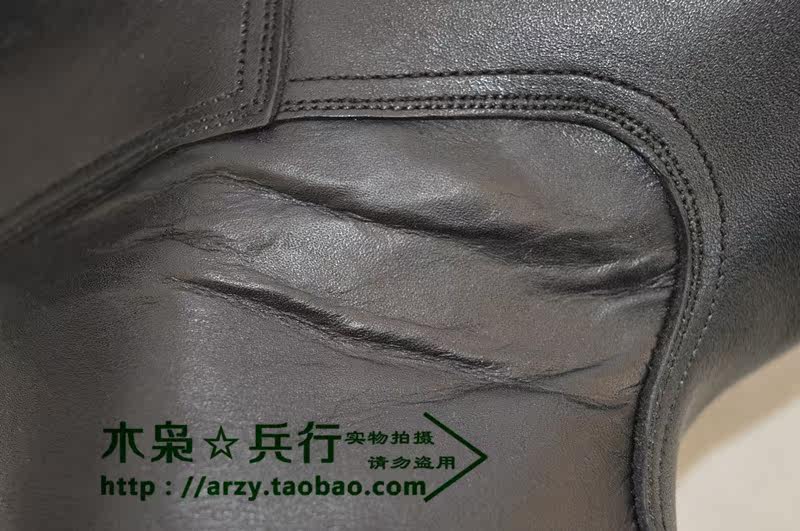 Boots militaires en cuir - Ref 1398524 Image 4