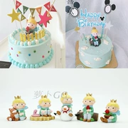 Trang trí bánh nướng fondant Hoàng tử nhỏ cảnh hoàng tử trang trí bánh Cartoon chủ đề trang trí bánh trang trí - Trang trí nội thất