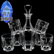 Rượu vang nhập khẩu bộ kit thủy tinh pha lê whisky ly nước trái cây ly đại dương decanter rượu thủy tinh - Rượu vang