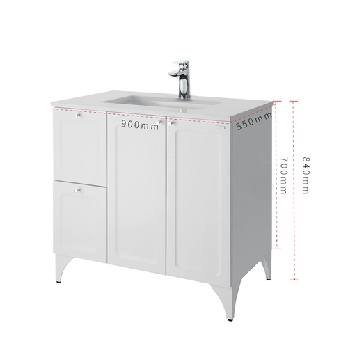 TOTO Шкаф для ванной комнаты LDMA090B1 Пол -повод -рассеянный ящик для шкафа. Туалет 90 см Туалет