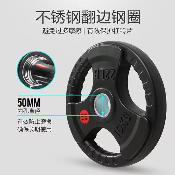 Home Fitness Weight Plates, Single Piece, Painted, Barbell Plates, Hand-Held Weight Plates, Single Piece