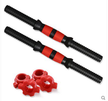 Environmentally Friendly Dumbbell Bar Universal Rubber-Coated Nut Accessories Connector Barbell Home Fitness Equipment Dumbbell Connecting Rod