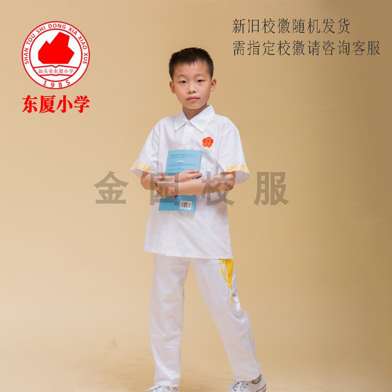 Shantou Jinping District Dongxia Elementary School Clothing Men Summer Winter Clothing Clothes Cotton Vest Pants Series Golden Garden Clothing Customized