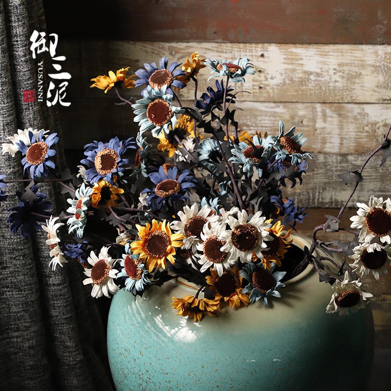 62cm artificial flower daisy flower four-color chrysanthemum foam flower high simulation dried flower