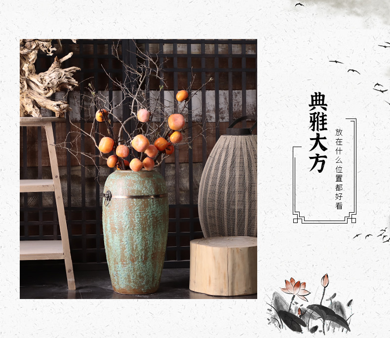 Jingdezhen coarse field all over the sky star, some ceramic pot, fleshy dry flower vase to restore ancient ways small and pure and fresh flower arranging furnishing articles sitting room