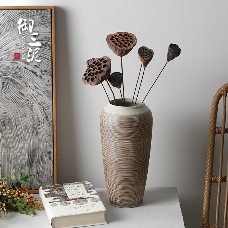 Contracted and I ceramic countertops dry coarse some ceramic pot vase decoration restoring ancient ways furnishing articles sitting room put flowerpot grain boundary line