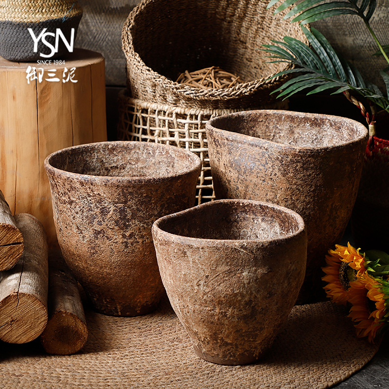 Jingdezhen ceramic vase hand for Japanese teahouse TaoHua do old meat more POTS zen master flowerpot