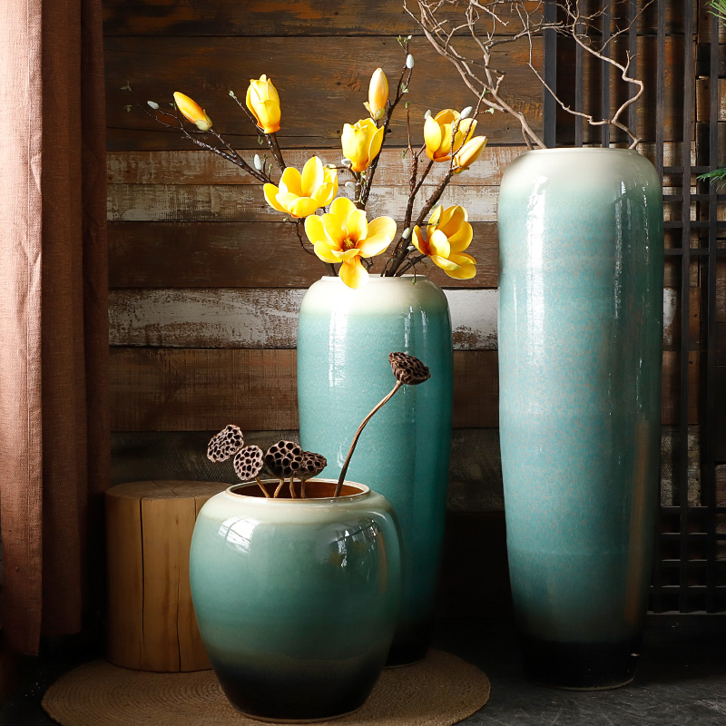 Vase furnishing articles flower arranging large sitting room be born American Chinese I and contracted Europe type flower arrangement of jingdezhen ceramics