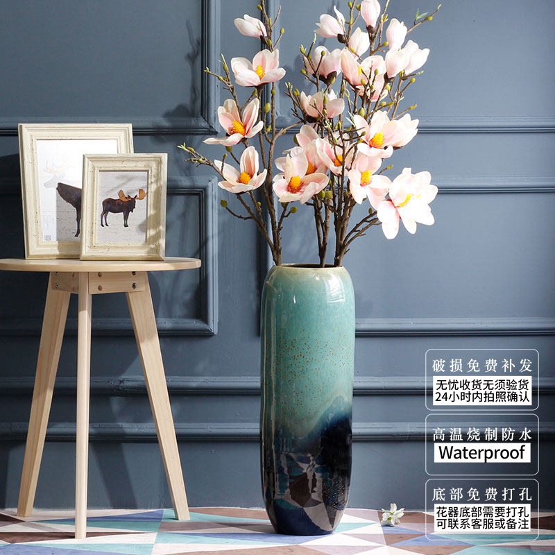 Jingdezhen ceramic vase of large sitting room place European I and contracted flower arranging porch ark, lucky bamboo hydroponics