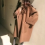 2018 mùa thu và mùa đông mới của Hàn Quốc phiên bản của lỏng tóc dài áo len nữ mùa xuân nhỏ sinh viên áo khoác dày áo khoác dài