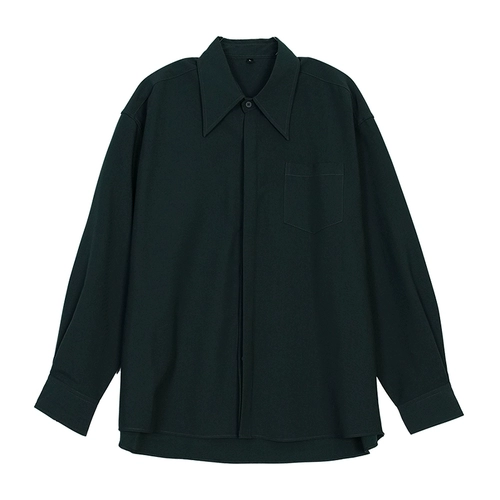 Дизайнерская цветная рубашка для отдыха, осенняя, тренд сезона, в корейском стиле