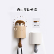 Creative adhesive hook cute squirrel powerful viscose non-perforated wall Wall Wall decoration