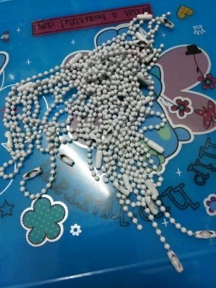 2,4 мм волновая цепь бусинки бело -плавание белая цепь висящая цепь круглой цепи