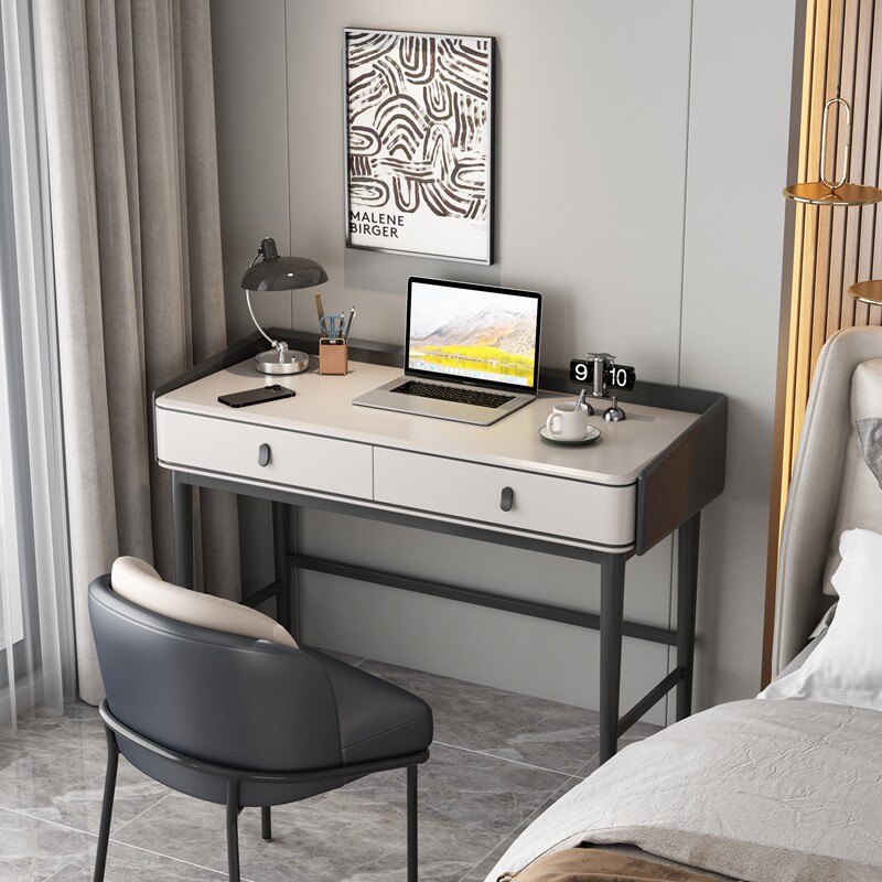 Bedroom Solid Wood Desk for Home Use, Small Apartment Bedside Computer Desk, Modern Minimalist Table, High-End Bedside Table Bedroom Solid Wood Desk for Home Use, Small Apartment Bedside Computer Desk, Modern Minimalist Table, High-End Bedside Table