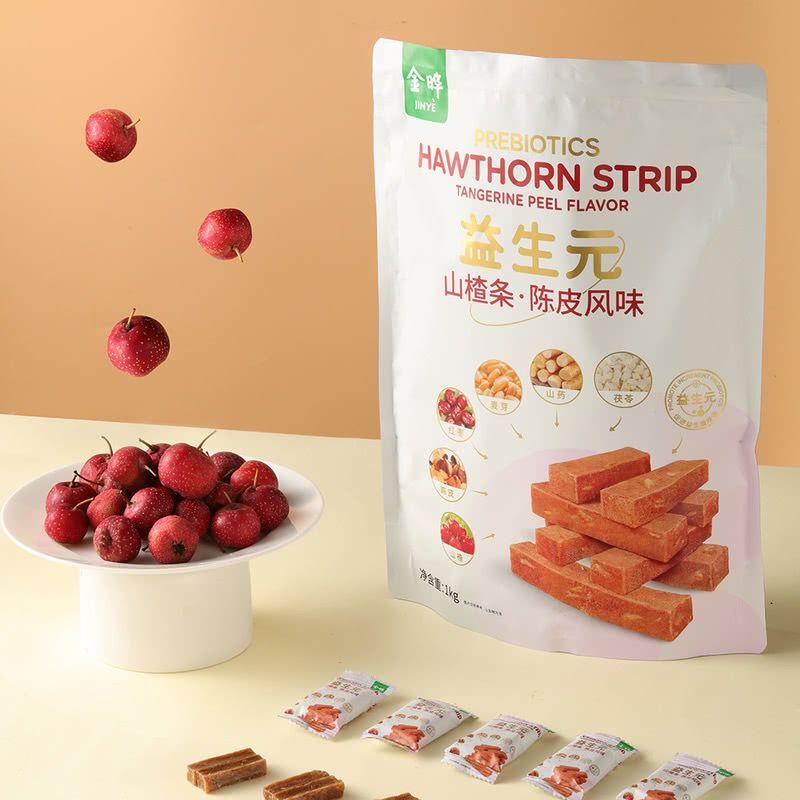 Sam's Club Newly packaged prebiotic Jinye tangerine peel hawthorn bar 1kg sweet and sour soft waxy nutrition