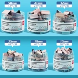 Deli Long -Хейлд папок папки металлический цвет цвет цвета цвета цвет длинный хвост высокий уровень -Value Iron Clip Pab