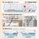 Under-the-bed storage box with pulleys, flat storage box, household drawer-type clothes storage artifact, storage box under the bed