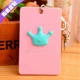 Phim hoạt hình Hàn Quốc dễ thương hộp đựng thẻ nhựa móc khóa hộp đựng thẻ truy cập nữ chủ thẻ xe buýt chủ thẻ ngân hàng - Chủ thẻ