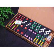 Black Pai Gow dominoes Household high-grade household chess Old man long card Large push card Hand rub top cow Ivory