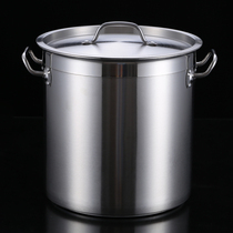 Extra thick 05 stainless steel composite bottom soup bucket Induction cooker commercial stainless steel bucket household composite bottom soup pot