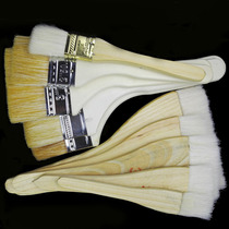 Baking wooden handle wool brush thickened food grade oil brush does not shed hair Barbecue brush Jam brush Egg liquid brush