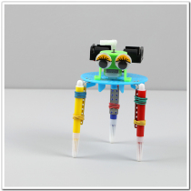 Graffiti robot Childrens Technology small production material diy handmade primary school science experiment toy small invention