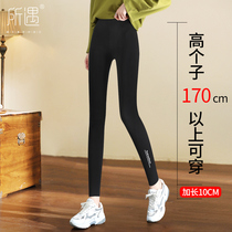 Lengthened shark pants woman outside wearing 2022 spring and autumn new high-skinny skin-to-hip close-up skinny legs Barbie hit bottom plate
