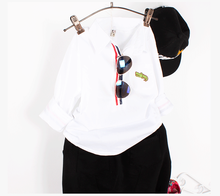 Chemise garcon à manche longue - Ref 2075575 Image 32