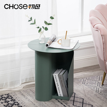 Iron Art Round Table Storage Tea Table table Home Living room Nordic minimalist edge Several desk chairs Composition Small tea table Leisure