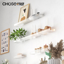 First color acrylic Creative Water Corrugated Lined Separator Customizable Wall Shelve Ins Wind Intake Finishing Racks