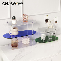 Preliminary colour acrylic shelshelf flow light series living-room desktop containing rack perfume finishing frame bathroom multilayer partitions