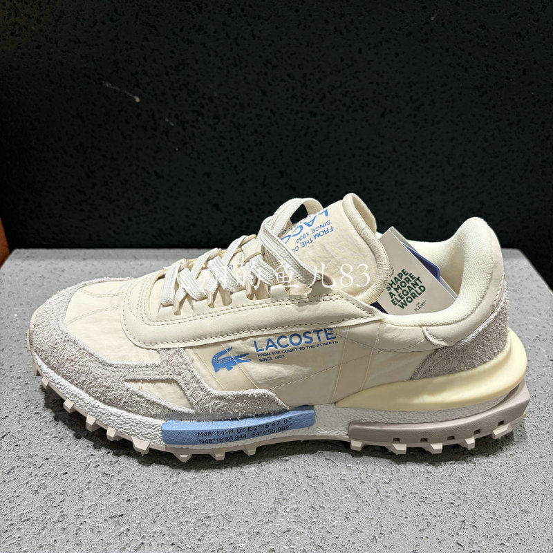 51Sma0042 French Crocodile Lacoste 2026 Spring New Men's Fashion Sports Casual Shoes