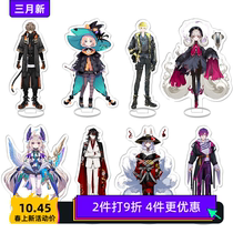 Acrylic ornaments surrounding vox rainbow club signboards Beautiful Rabbit of the Moon Kuzuha Asa Ye Nanami