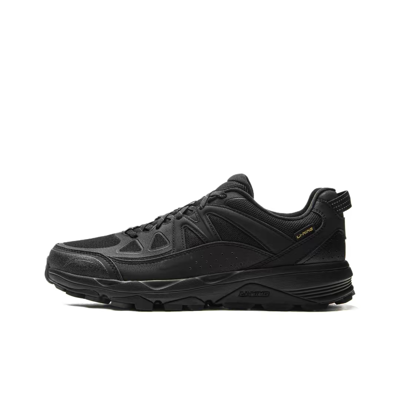 Li-Ning Gundam | Outdoor Running Shoes Men's Winter New Hiking Shoes Shock-Absorbing Black Commuting Sports Shoes
