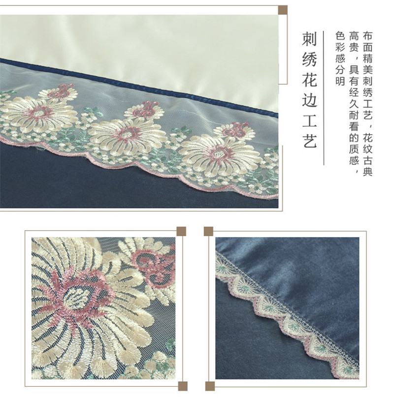 Các gia đình mới bốn bông salon bedspread vẻ đẹp vẻ đẹp dành riêng cao cấp châu Âu massage sang trọng bedspread màu đơn giản - Trang bị tấm ga trải giường nối mi