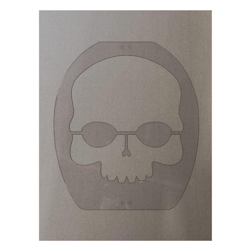 Prince by Hydrogen Skulls Tennis Racket Template Mark