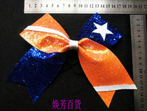 Flower-ball cheerleading Games Jazz skills dance competition butterfly knot headwear haircut hair accessories shiny shiny headflower