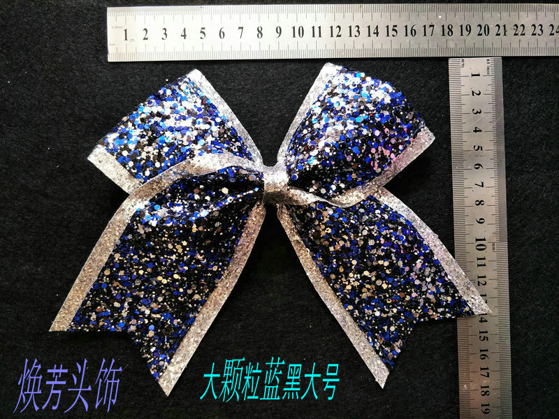 Cheerleader Cheerleader Fitness Playground Blue Black Silver Shiny Sheet Hot Sell Hair Accessories Hair Clip Hair Clip Hair Clip