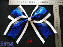 Flower ball cheerleading cheerleading team hot selling style dance standing butterfly knot headwear hair ring haircut hair full mail