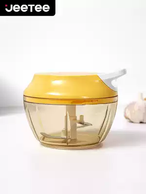 Baby non-staple food cooking machine Garlic artifact household pounding garlic, pulling garlic, cutting and pulling garlic, small mini manual shredder