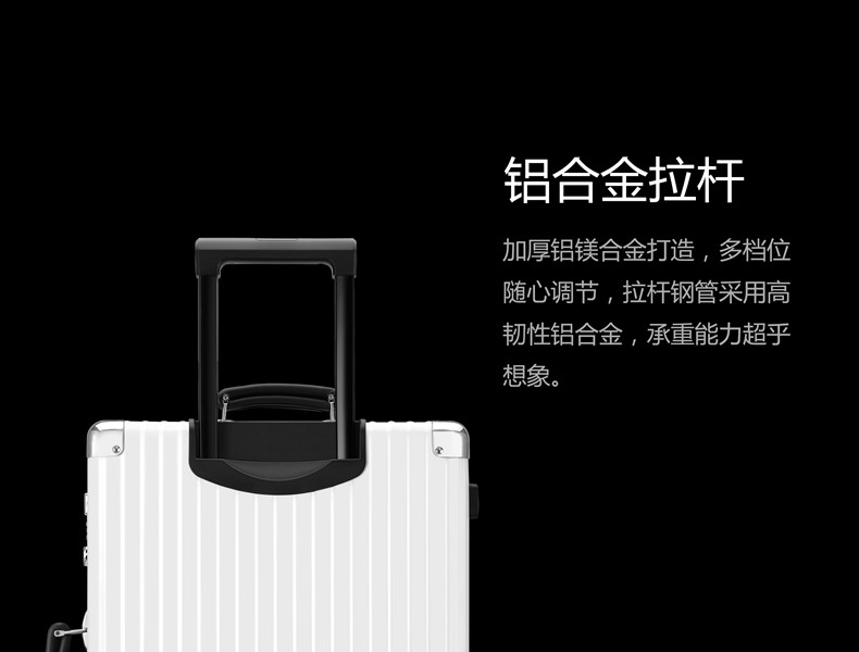 Phiên bản giới hạn Tide thương hiệu tất cả nhôm hợp kim magiê xe đẩy trường hợp mật khẩu hộp vali cá tính nam và nữ thiết kế vali tùy chỉnh - Va li vali sunny