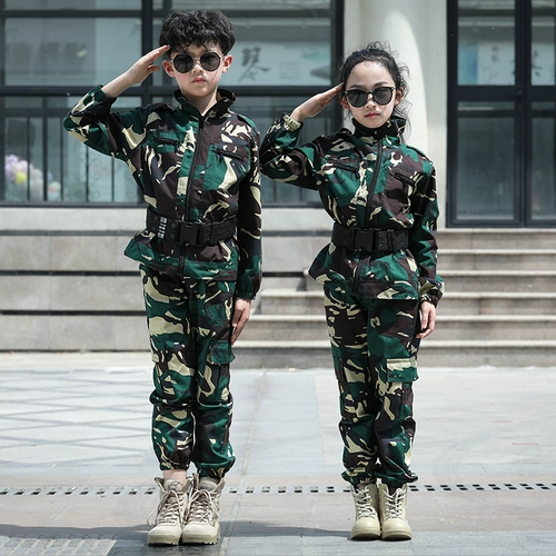 Камуфляжный осенний детский комплект подходит для мужчин и женщин